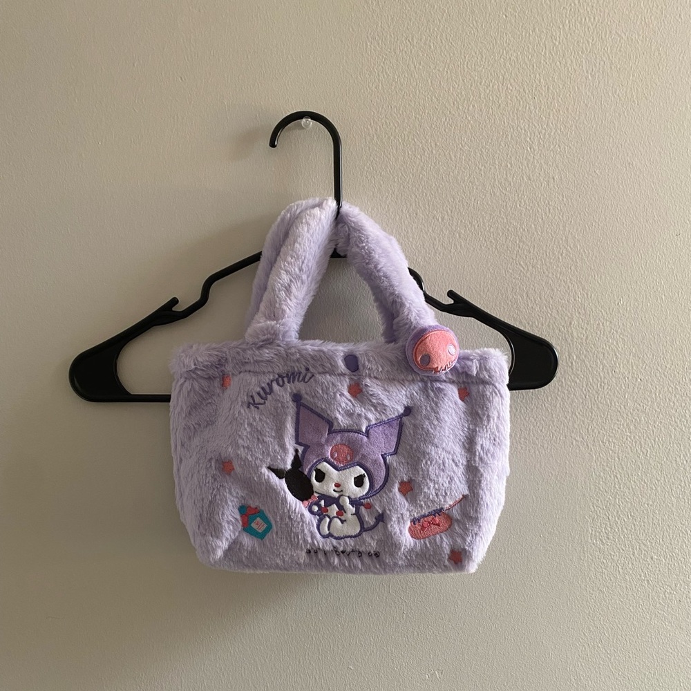 Kuromi plush purse